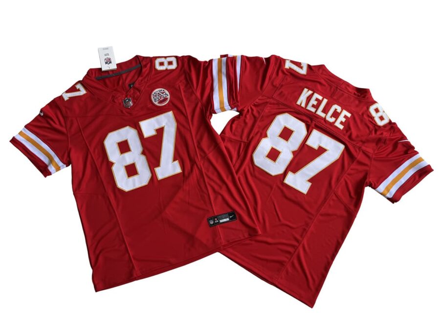 Travis Kelce Kansas City Chiefs Red Vapor Limited Jersey