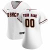 Women's Arizona Diamondbacks  White Home  Custom Jersey