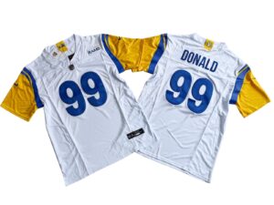 Aaron Donald Los Angeles Rams White Vapor Limited Jersey