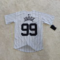 Aaron Judge 99 New York Yankees Home Name Jersey – White back