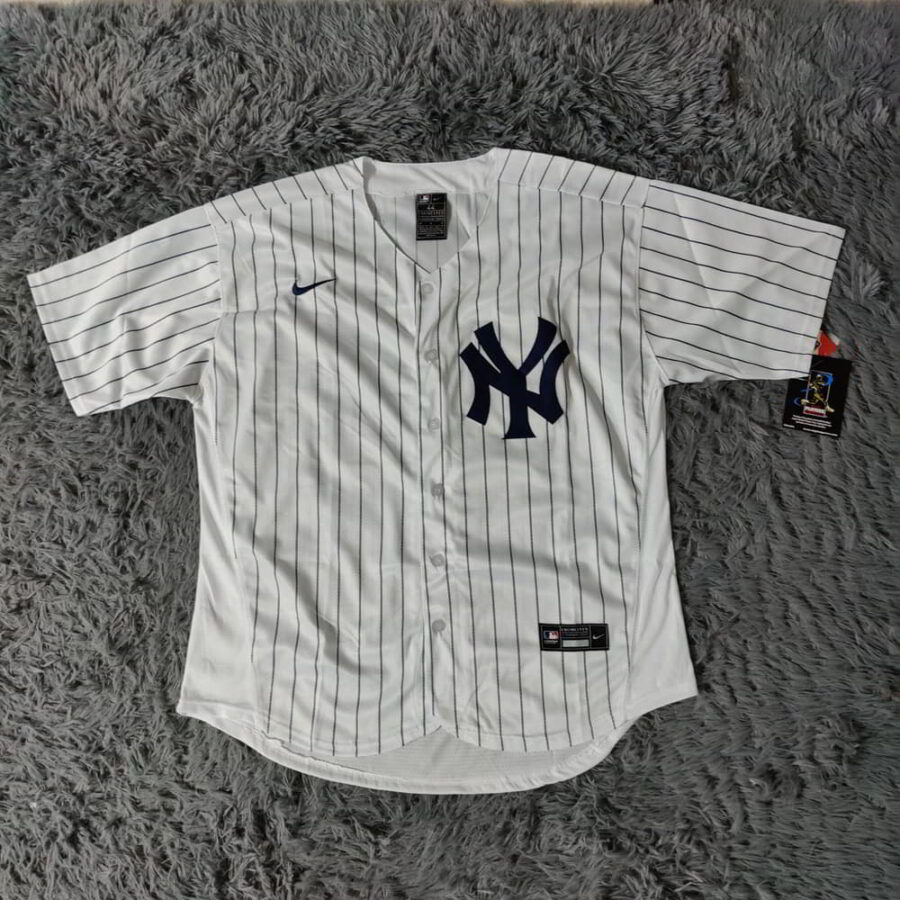 Aaron Judge 99 New York Yankees Home Number Jersey - White