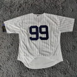 Aaron Judge 99 New York Yankees Home Number Jersey - White - back