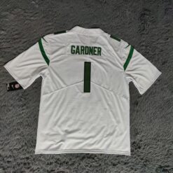 Ahmad Sauce Gardner New York Jets Player Game Jersey - White - back