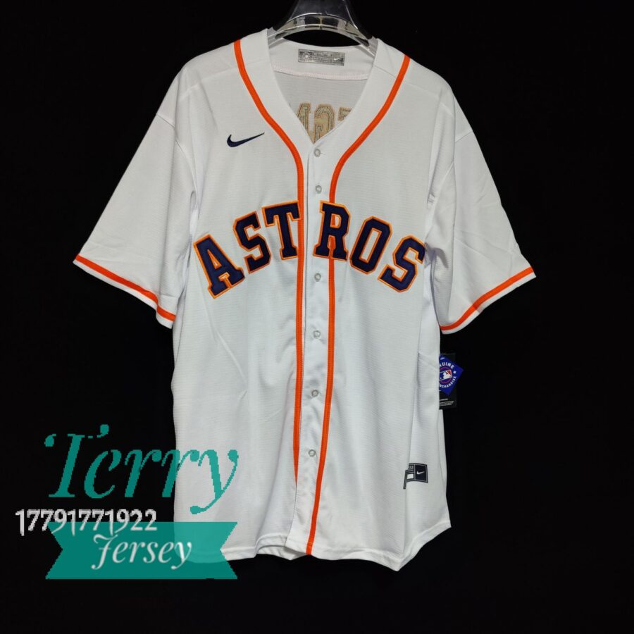 Alex Bregman Houston Astros Home Player Name Jersey - White