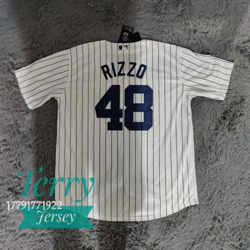 Anthony Rizzo New York Yankees Home Player Jersey - White - back