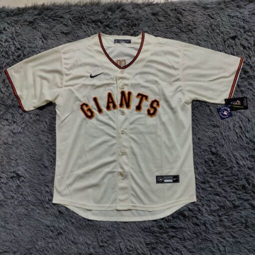 Barry Bonds 25 San Francisco Giants Cream Jersey