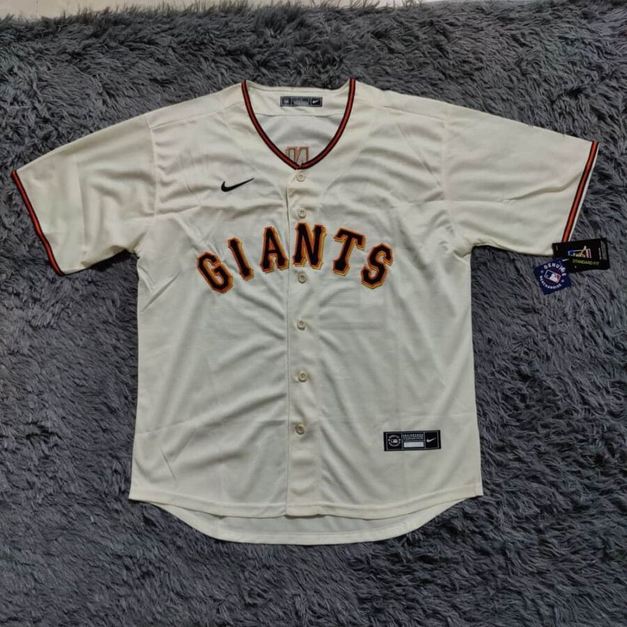 Barry Bonds 25 San Francisco Giants Cream Jersey