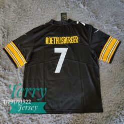 Ben Roethlisberger Pittsburgh Steelers Player Jersey - Black - back