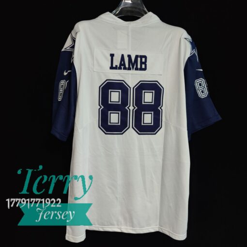 CeeDee Lamb Dallas Cowboys Alternate Vapor Limited Jersey - White - back