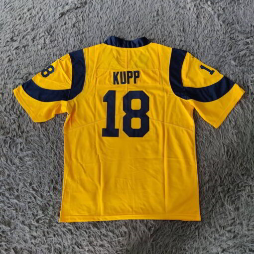 Cooper Kupp Gold Los Angeles Rams Color Rush Vapor Limited Jersey - back