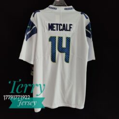 DK Metcalf Seattle Seahawks Vapor Limited Jersey - White - back