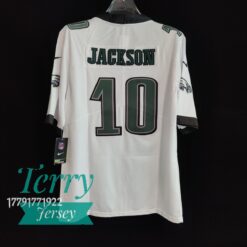 DeSean Jackson 10 Philadelphia Eagles Limite White Jersey - back