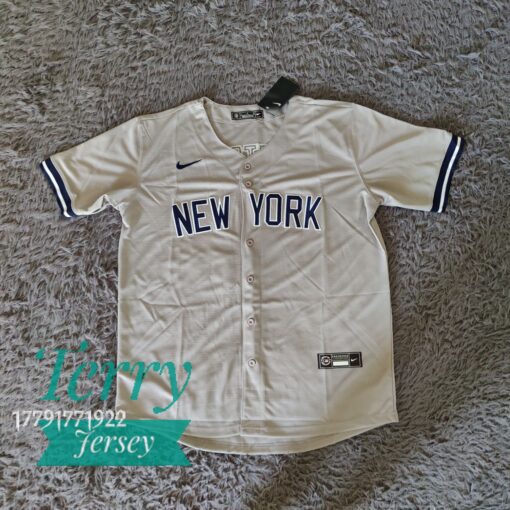 Derek Jeter New York Yankees Road Player Jersey - Gray