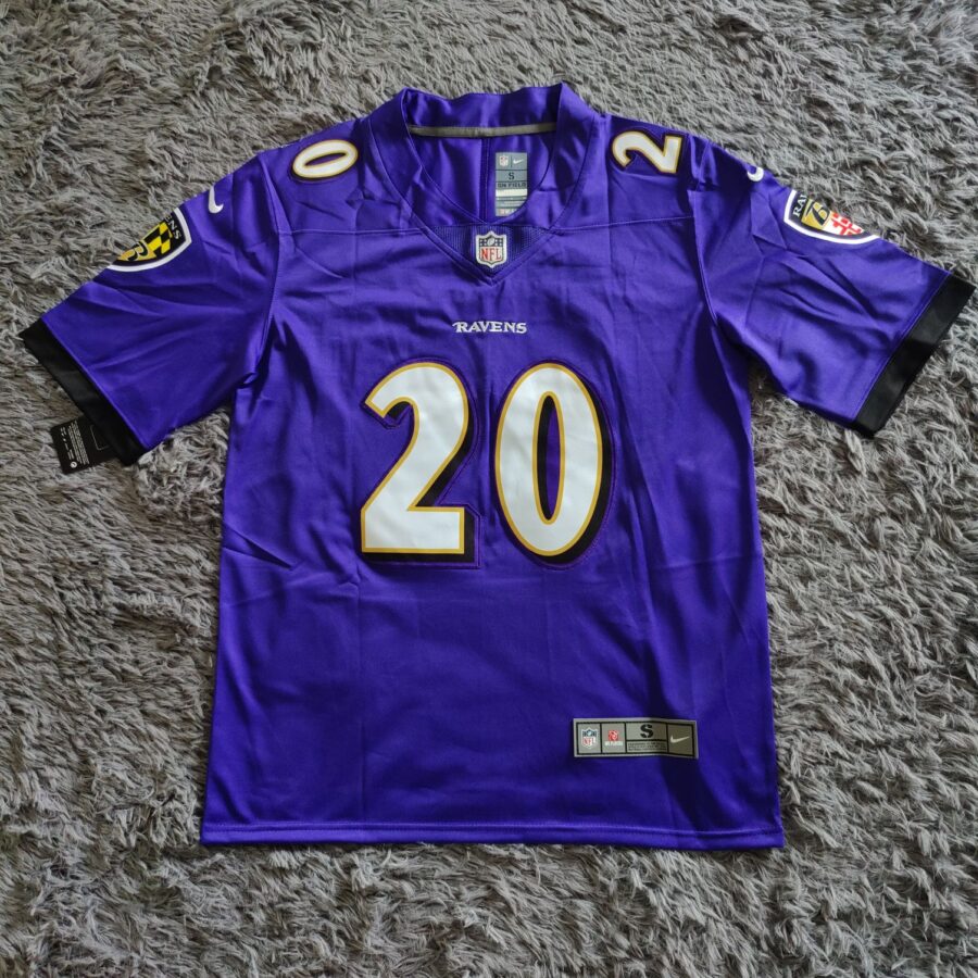 Ed Reed Purple Baltimore Ravens Retired Player Jersey