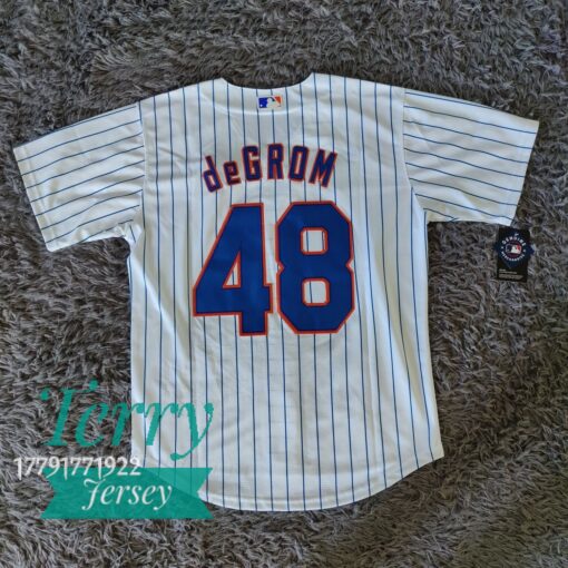 Jacob deGrom New York Mets 2022 Player Jersey – White - back