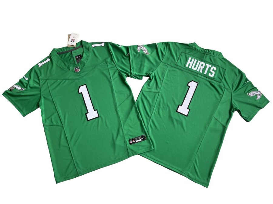 Jalen Hurts Philadelphia Eagles Kelly Green Vapor Limited Jersey