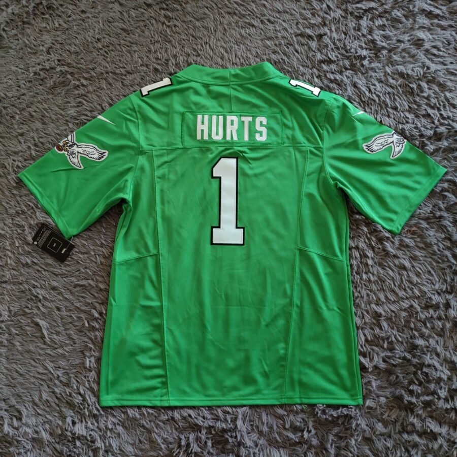 Jalen Hurts Philadelphia Eagles Vapor F.U.S.E. Limited Jersey - Kelly Green - back