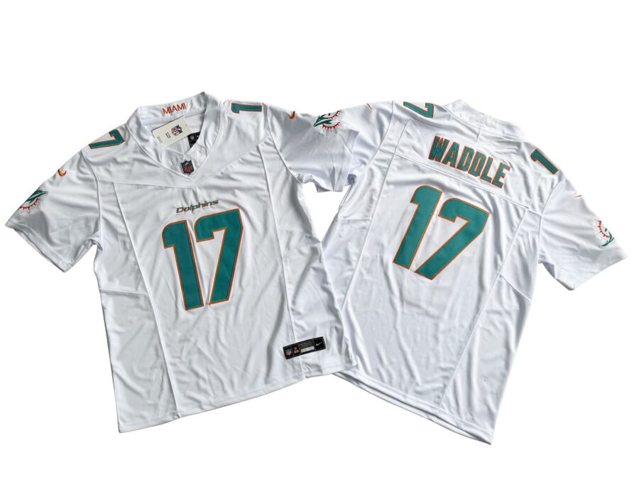 Jaylen Waddle Miami Dolphins White Limited Jersey