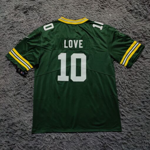 Jordan Love Green Bay Packers Player Limited Jersey - Green - back