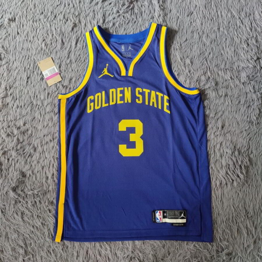 Jordan Poole Golden State Warriors Jordan Jersey - Statement Edition - Navy