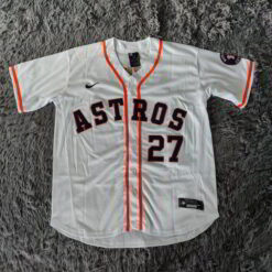Jose Altuve Houston Astros Home Player Name Jersey - White