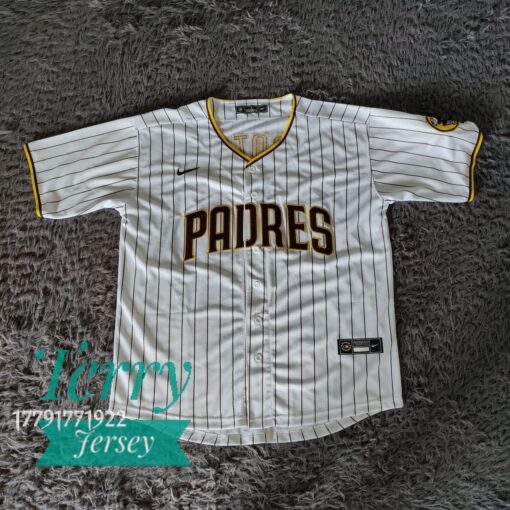 Juan Soto San Diego Padres Home Player Jersey - White Brown