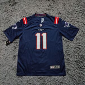 Julian Edelman New England Patriots Game Jersey – Navy