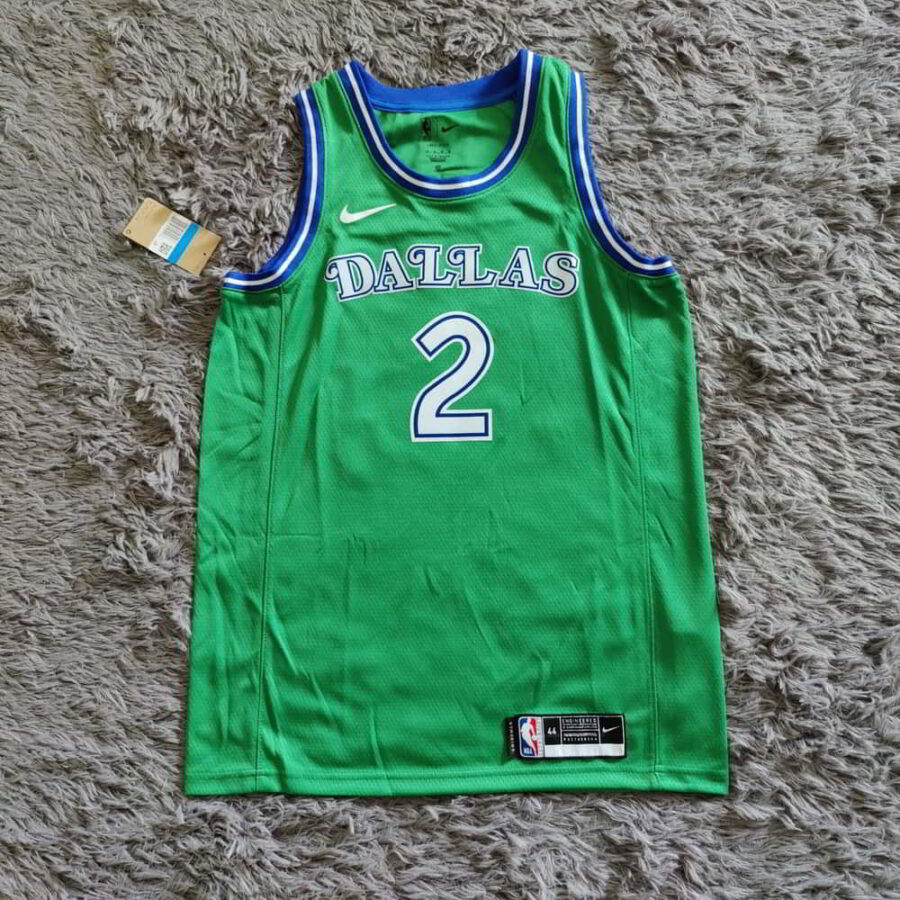 Kyrie Irving 2 Dallas Mavericks 2020-21 Hardwood Classics Jersey - Green