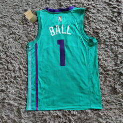 LaMelo Ball #1 Charlotte Hornets 2018 Icon Swingman Jersey - Teal - back