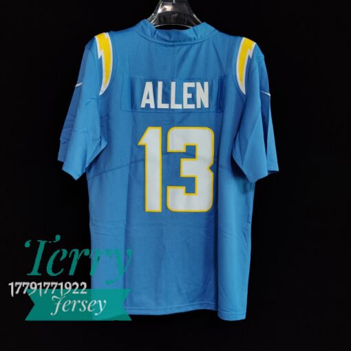 Los Angeles Chargers Keenan Allen #13 Blue Jersey - back