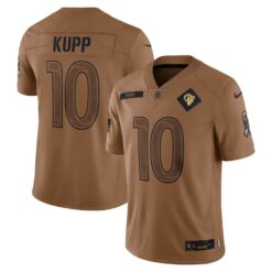 Men's Los Angeles Rams Cooper Kupp Nike Brown 2023 Salute To Service Limited Jersey