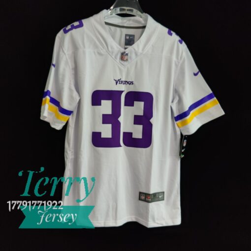 Minnesota Vikings Dalvin Cook #33 White Limited Jersey