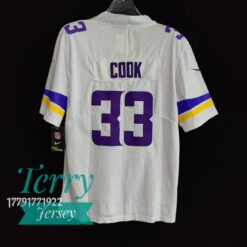 Minnesota Vikings Dalvin Cook #33 White Limited Jersey - back