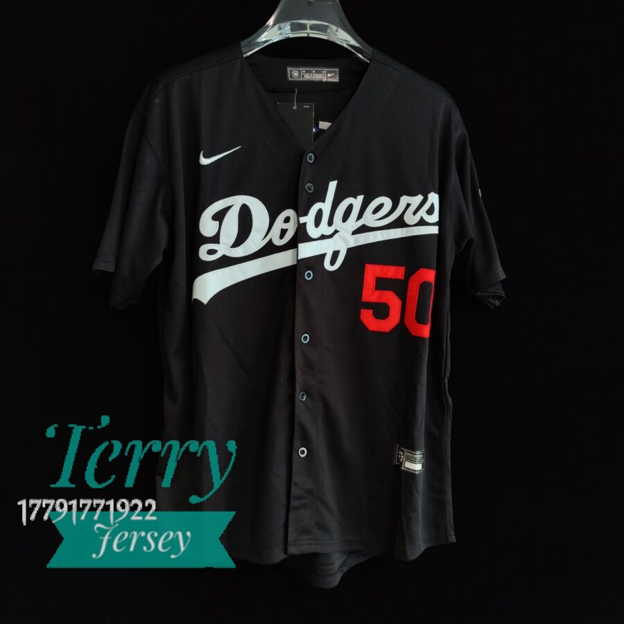 Mookie Betts Black Los Angeles Dodgers Jersey