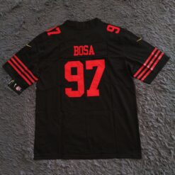 Nick Bosa 97 San Francisco 49ers Vapor Limited Jersey – Black - back