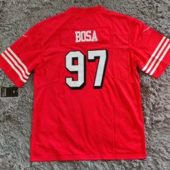 Nick Bosa San Francisco 49ers Alternate Jersey - Scarlet - BACK