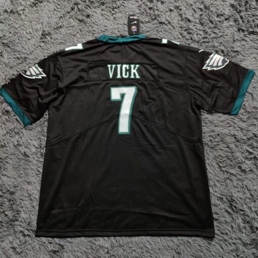 Philadelphia Eagles Micheal Vick Black Limited Jersey - back