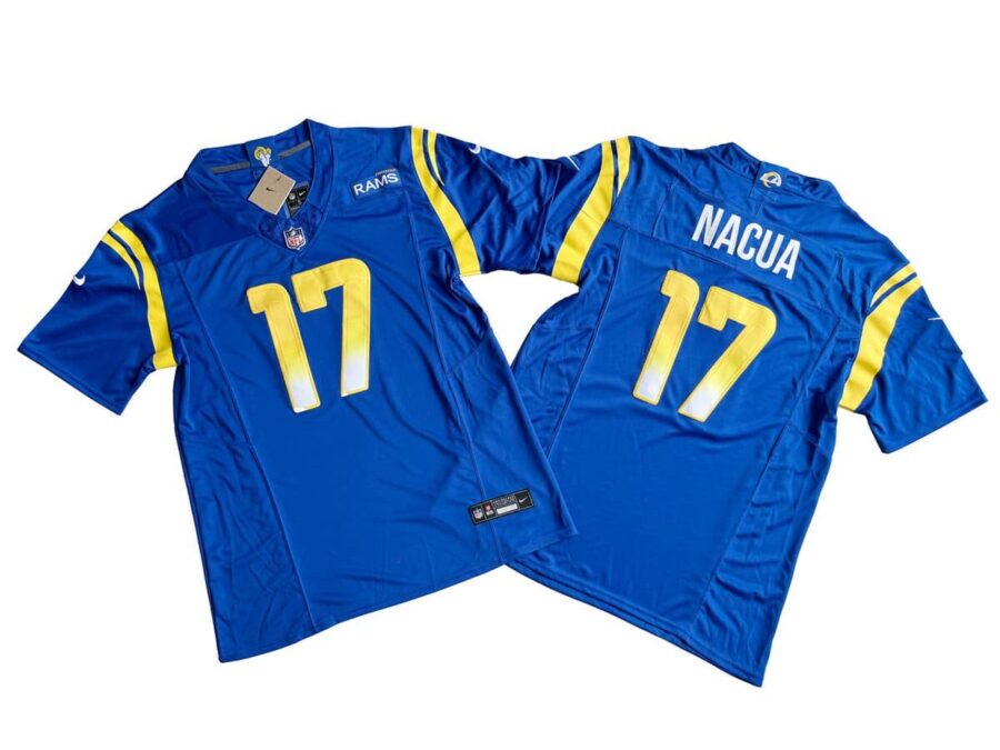 Puka Nacua Los Angeles Rams Royal Vapor Limited Jersey