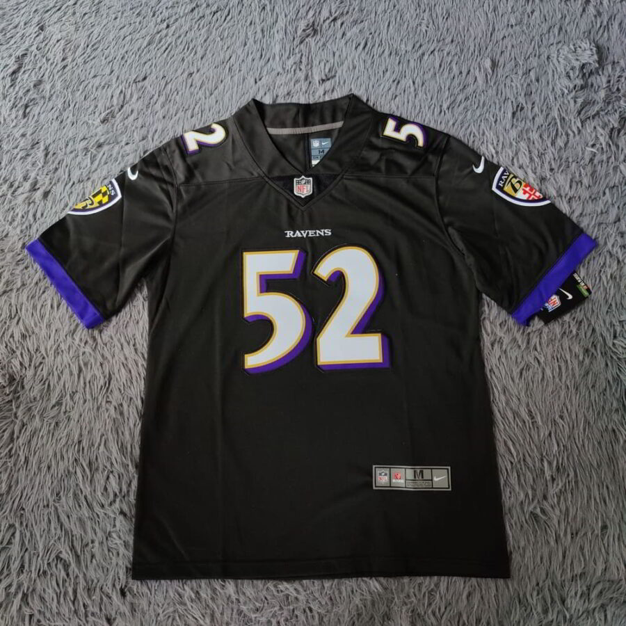 Ray Lewis Baltimore Ravens Retired Player Jersey - Black