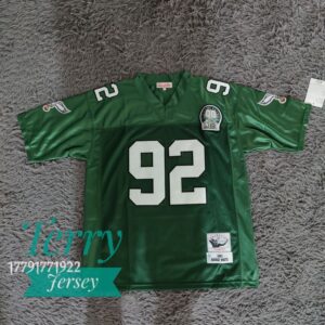 Reggie White Philadelphia Eagles 1992 Throwback Retired Player Jersey - Kelly Green