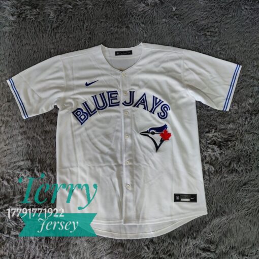 Ryu 99 Toronto Blue Jays White Home Jersey
