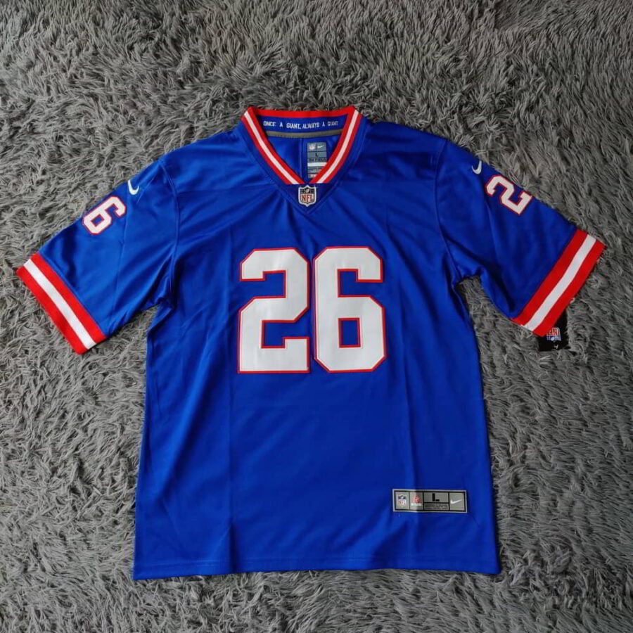 Saquon Barkley New York Giants Nike Classic Vapor Jersey - Royal