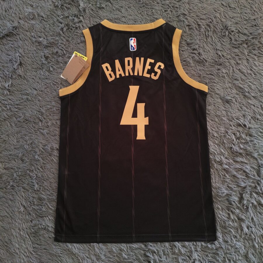 Scottie Barnes Toronto Raptors 2022-23 Swingman Jersey - City Edition - Black - back