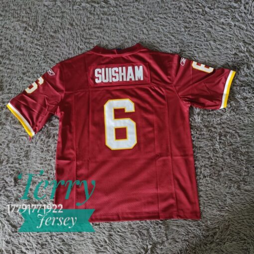 Shaun Suisham Washington Redskins Red Jersey - Burgundy - back