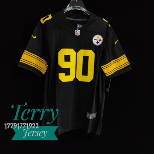 T.J. Watt Pittsburgh Steelers Game Jersey - Black