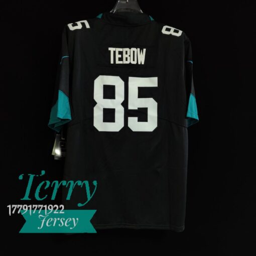 Tim Tebow Jacksonville Jaguars Limited Player Jersey - Black - back