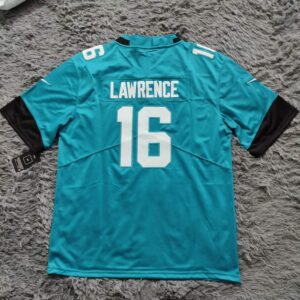 Trevor Lawrence 16 Jacksonville Jaguars Vapor Limited Jersey - Teal - back