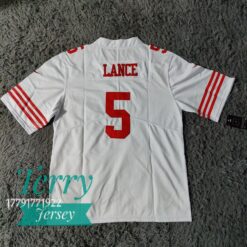 Trey Lance San Francisco 49ers Vapor Limited Jersey - White - back