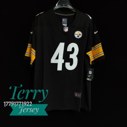 Troy Polamalu Pittsburgh Steelers Retired Player Jersey - Black