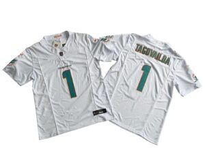 Tua Tagovailoa Miami Dolphins White Limited Jersey